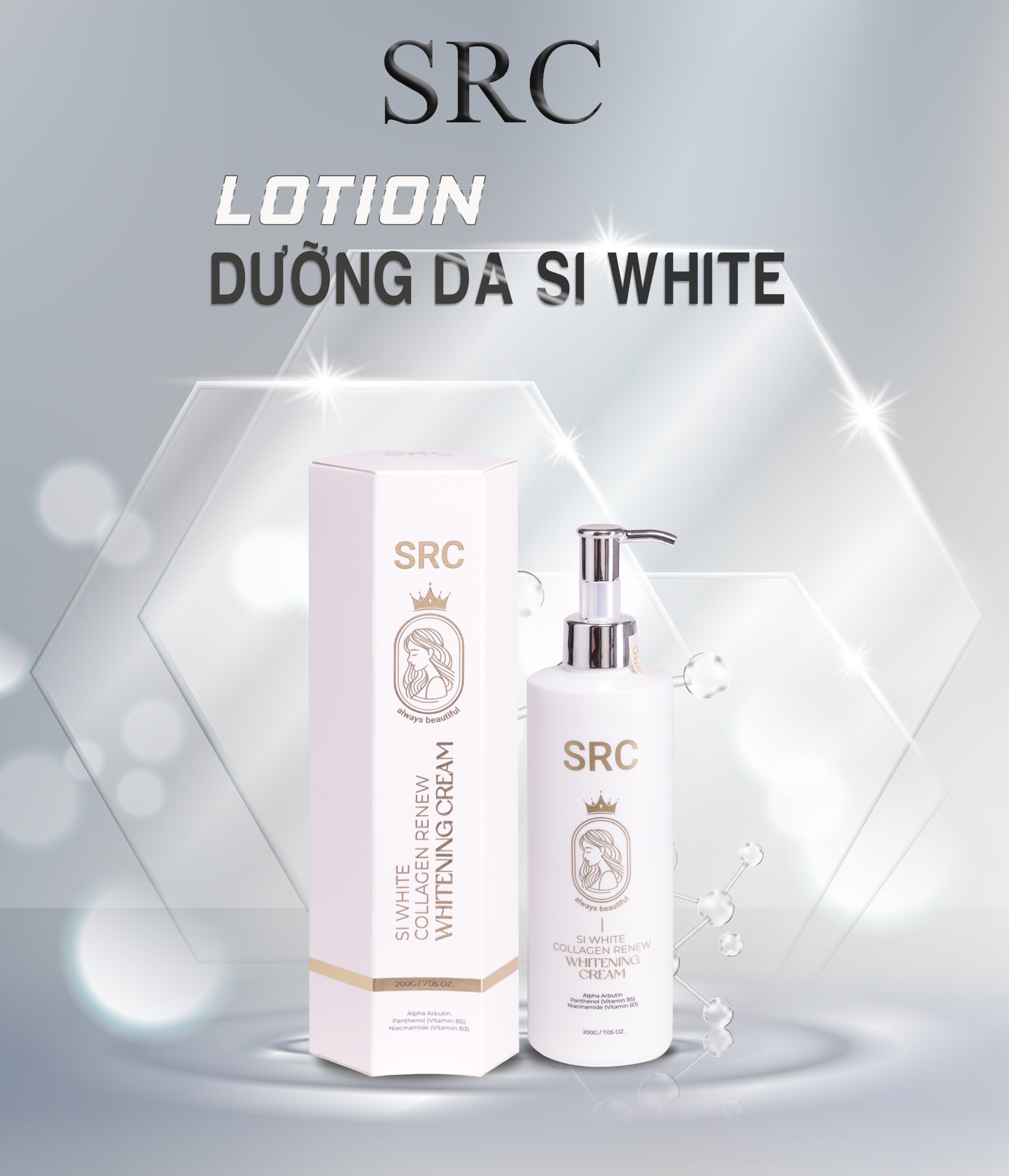 LOTION DƯỠNG DA SI WHITE 